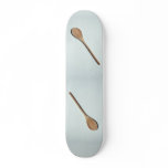 Wooden spoon for kitchen work skateboards