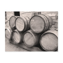 Wooden Whiskey Barrels