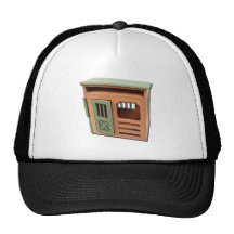 WoodenStorageShed022111 Mesh Hat