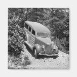 Woodie in the Woods, 1930s Fridge Magnet