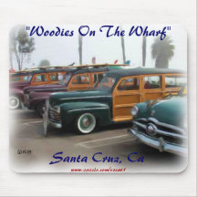 Woodies Car Show Mouse Pads