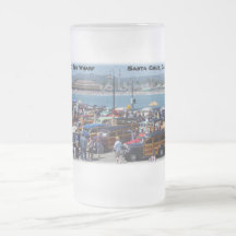Woodies On The Wharf Santa Cruz-Frosted Mug