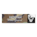 woodland camo TXSG HOOAH Texas Guard bumper stickers
