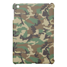 Woodland Camouflage iPad Mini Case