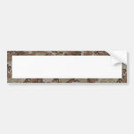 Woodland Desert Camouflage (with White) Bumper Stickers