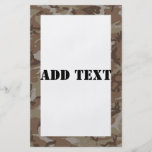 Woodland Desert Camouflage (with White) Custom Flyer