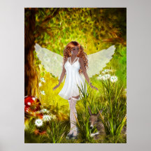 Woodland  Faerie Secret Garden Posters
