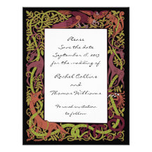 Woodland Tones Celtic Save the Date Announcement
