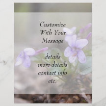 Woodland Violet Custom Flyer