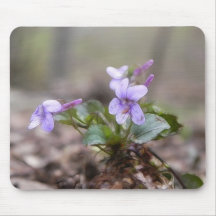 Woodland Violet Mouse Pads