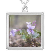 Woodland Violet Necklace