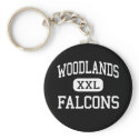 Woodlands - Falcons - High - Hartsdale New York keychains