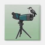 Woodpecker on Spotting Scope Magnets