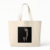 Woodrow Wilson silhouette Canvas Bag
