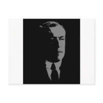 Woodrow Wilson silhouette Post Card