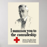 Woodrow Wison Red Cross Poster posters