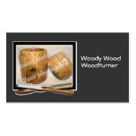 Woodturner Tools Custom Photo Black White Template Business Cards