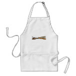 Woodturning Tools Crossed Roughing Gouge and Skew Apron