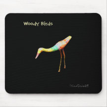 Woody Bird Mouse Pad