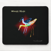 Woody Birds Mousepads