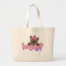 Woof Dog Pink Tshirts and Gifts Bags
