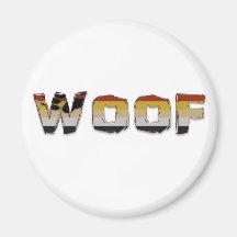 WOOF FRIDGE MAGNETS