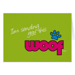Woof General Card