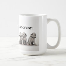 WOOF, WOOFIER, WOOFIEST! COFFEE MUG