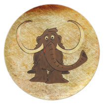 Woolly Mammoth Decorative Plate plates