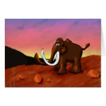Woolly Mammoth Greeting Card
