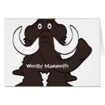 Woolly Mammoth Prehistoric Birthday Card