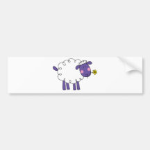 Woolly sheep bumper stickers