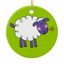 Woolly sheep ornaments