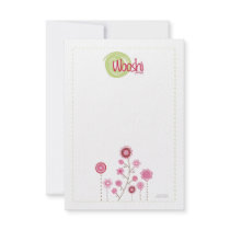 Wooshi Hair Clip Display Cards Custom Announcements