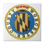 Worcester County seal Tile