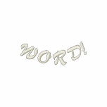 WORD! embroidered shirts