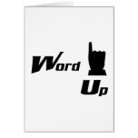 Word Up cards