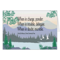 Words of Advice notecard