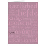Words of Love cards
