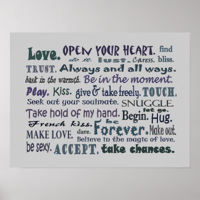 Love Word Collage