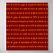 Words of Love Print