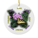 Words to Live By Ornament or Pendant