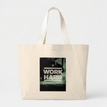 Work Hard Canvas Bags