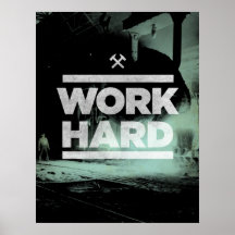Work Hard Print