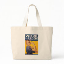 Work Harder! Corporations need your bailout money! Canvas Bag