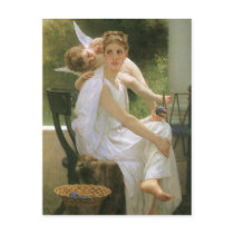 Work Interrupted by William Adolphe Bouguereau Postcards