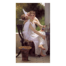 Work Interrupted, William-Adolphe Bouguereau Business Cards