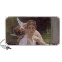 Work Interrupted, William-Adolphe Bouguereau Laptop Speakers
