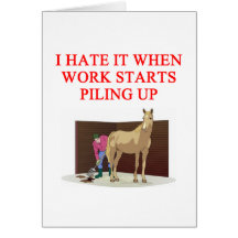 WORK joke Cards