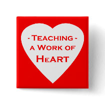 Work of Heart Pinback Button